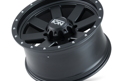 ION Wheels Type 134 17x8.5 / 5x127 BP / 6mm Offset / 83.82mm Hub Matte Gunmetal/Black Beadlock Wheel