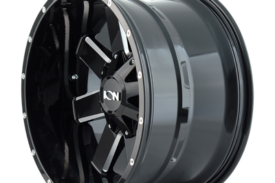 ION Wheels Type 141 20x10 / 8x180 BP / -19mm Offset / 124.1mm Hub Gloss Black Milled Wheel