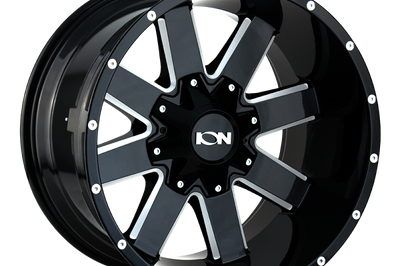 ION Wheels Type 141 20x10 / 8x180 BP / -19mm Offset / 124.1mm Hub Gloss Black Milled Wheel