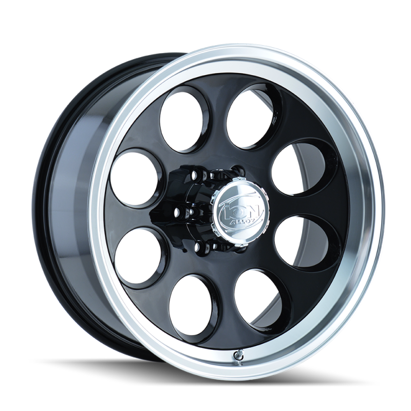 ION Wheels Type 171 16x8 / 8x165.1 BP / -5mm Offset / 130.8mm Hub Black/Machined Wheel