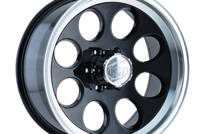 ION Wheels Type 171 17x9 / 5x139.7 BP / 0mm Offset / 108mm Hub Black/Machined Wheel