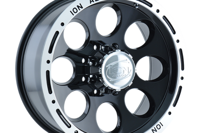 ION Wheels Type 174 16x10 / 5x114.3 BP / -38mm Offset / 83.82mm Hub Black/Machined Wheel