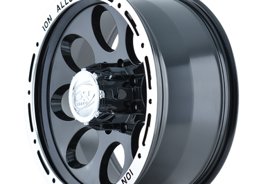 ION Wheels Type 174 16x10 / 5x114.3 BP / -38mm Offset / 83.82mm Hub Black/Machined Wheel