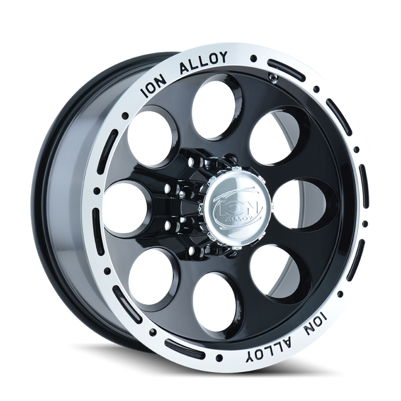 ION Wheels Type 174 16x8 / 5x135 BP / -5mm Offset / 87mm Hub Black/Machined Wheel