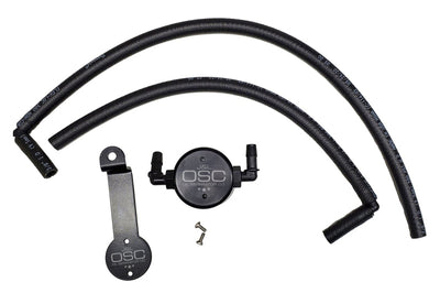 J&L 05-23 Toyota 4Runner 4.0L Driver Side Oil Separator 3.0 - Black Anodized - Engine Components