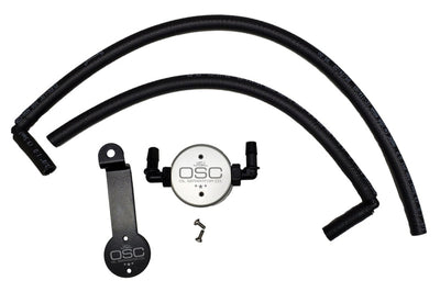 J&L 05-23 Toyota 4Runner 4.0L Driver Side Oil Separator 3.0 - Clear Anodized - Engine Components