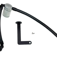 J&L 10-19 Ford Flex EcoBoost V6 Passenger Side Oil Separator 3.0 - Clear Anodized - Engine Components