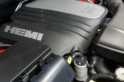 J&L 11-22 Jeep Grand Cherokee 5.7L Passenger Side Oil Separator 3.0 - Clear Anodized - Engine Components