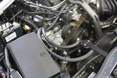 J&L 12-15 Chevrolet Camaro ZL1 6.2L Passenger Side Oil Separator 3.0 - Black Anodized - Engine Components
