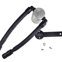 J&L 13-19 Ford Fusion 1.5L EcoBoost Oil Separator 3.0 Passenger Side - Clear Anodized - Engine Components