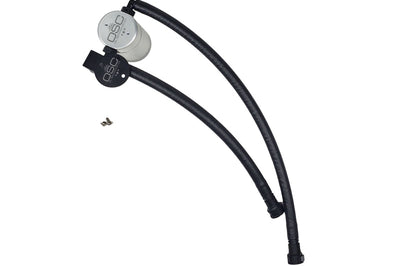 J&L 14-19 Chevrolet Corvette LT1 6.2L Driver Side Oil Separator 3.0 - Clear Anodized - Engine Components