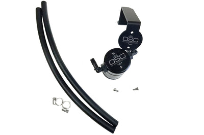 J&L 16-17 Chevrolet SS 6.2L Passenger Side Oil Separator 3.0 - Black Anodized - Engine Components