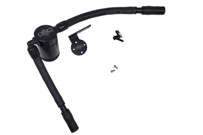 J&L 16-19 Ford Escape 1.5L EcoBoost Passenger Side Oil Separator 3.0 - Black Anodized - Engine Components