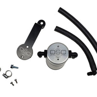 J&L 16-23 Toyota Tacoma 3.5L Driver Side Oil Separator 3.0 - Clear Anodized - Engine Components