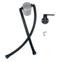 J&L 19-23 Chevrolet Silverado/GMC Sierra 1500 5.3L V8 Driver Side Oil Separator 3.0 - Clear Anod - Engine Components