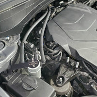 J&L 20-23 Hyundai Palisade / Kia Telluride 3.8L Oil Separator 3.0 Passenger Side - Clear Anodize - Engine Components