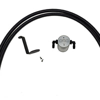 J&L 2005-2019 Nissan Frontier 4L Oil Separator 3.0 - Clear Anodized - Engine Components