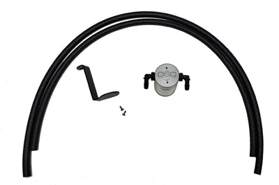 J&L 2005-2019 Nissan Frontier 4L Oil Separator 3.0 - Clear Anodized - Engine Components