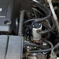 J&L 2005-2019 Nissan Frontier 4L Oil Separator 3.0 - Clear Anodized - Engine Components