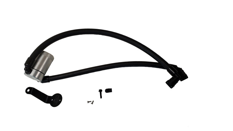 J&L 2015-2017 Ford Expedition 3.5L EcoBoost Oil Separator 3.0 - Clear Anodized - Engine Components