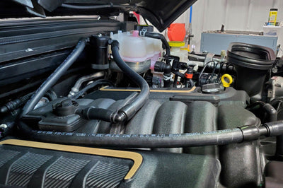 J&L 2021-2023 Jeep Wrangler 392 Oil Seperator 3.0 Passenger Side - Black Anodized - Engine Components