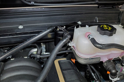 J&L 2021-2023 Jeep Wrangler 392 Oil Seperator 3.0 Passenger Side - Black Anodized - Engine Components