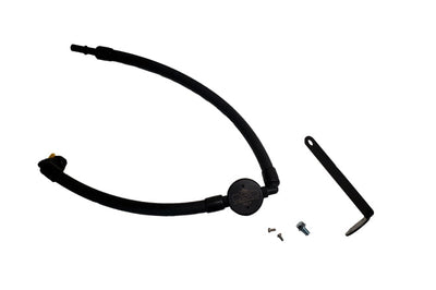 J&L 2021.5-2022 Ford Bronco 2.3L EcoBoost Oil Separator 3.0 Passenger Side - Black Anodized - Engine Components