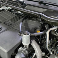 J&L 2022-2023 Toyota Tundra 3.5L Turbo Oil Separator 3.0 Driver Side - Clear Anodized - Engine Components