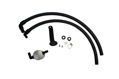 J&L 2022-2023 Toyota Tundra 3.5L Turbo Oil Separator 3.0 Driver Side - Clear Anodized - Engine Components