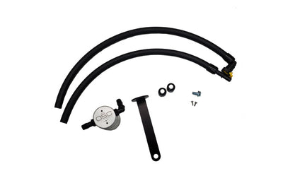 J&L 21-21.5 Ford Bronco 2.3L Ecoboost Passenger Side 3.0 Oil Separator - Clear Anodized - Engine Components
