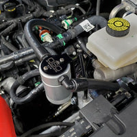 J&L 21-21.5 Ford Bronco 2.3L Ecoboost Passenger Side 3.0 Oil Separator - Clear Anodized - Engine Components