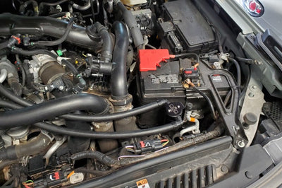 J&L 22-24 Ford Bronco Raptor 3.0L EcoBoost PCV Side Oil Separator 3.0 - Black Anodized - Engine Components