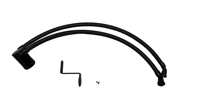 J&L 22-24 Ford Bronco Raptor 3.0L EcoBoost PCV Side Oil Separator 3.0 - Black Anodized - Engine Components