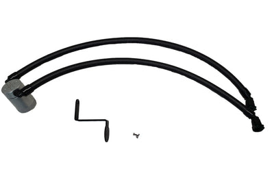 J&L 22-24 Ford Bronco Raptor 3.0L EcoBoost PCV Side Oil Separator 3.0 - Clear Anodized - Engine Components