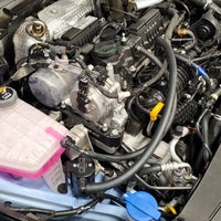 J&L 23-23 Hyundai Elantra N 2.0L Oil Separator 3.0 Passenger Side - Black Anodized - Engine Components