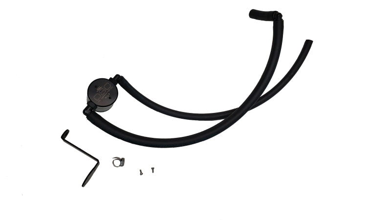 J&L 23-23 Hyundai Elantra N 2.0L Oil Separator 3.0 Passenger Side - Black Anodized - Engine Components