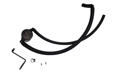 J&L 23-23 Hyundai Elantra N 2.0L Oil Separator 3.0 Passenger Side - Black Anodized - Engine Components