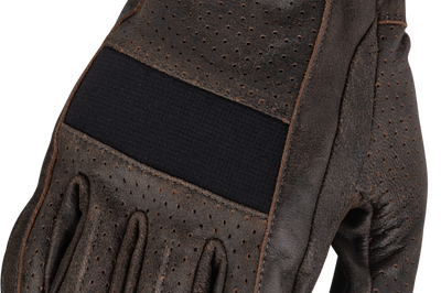 HIGHWAY 21 Jab Perforated Gloves Brown Md