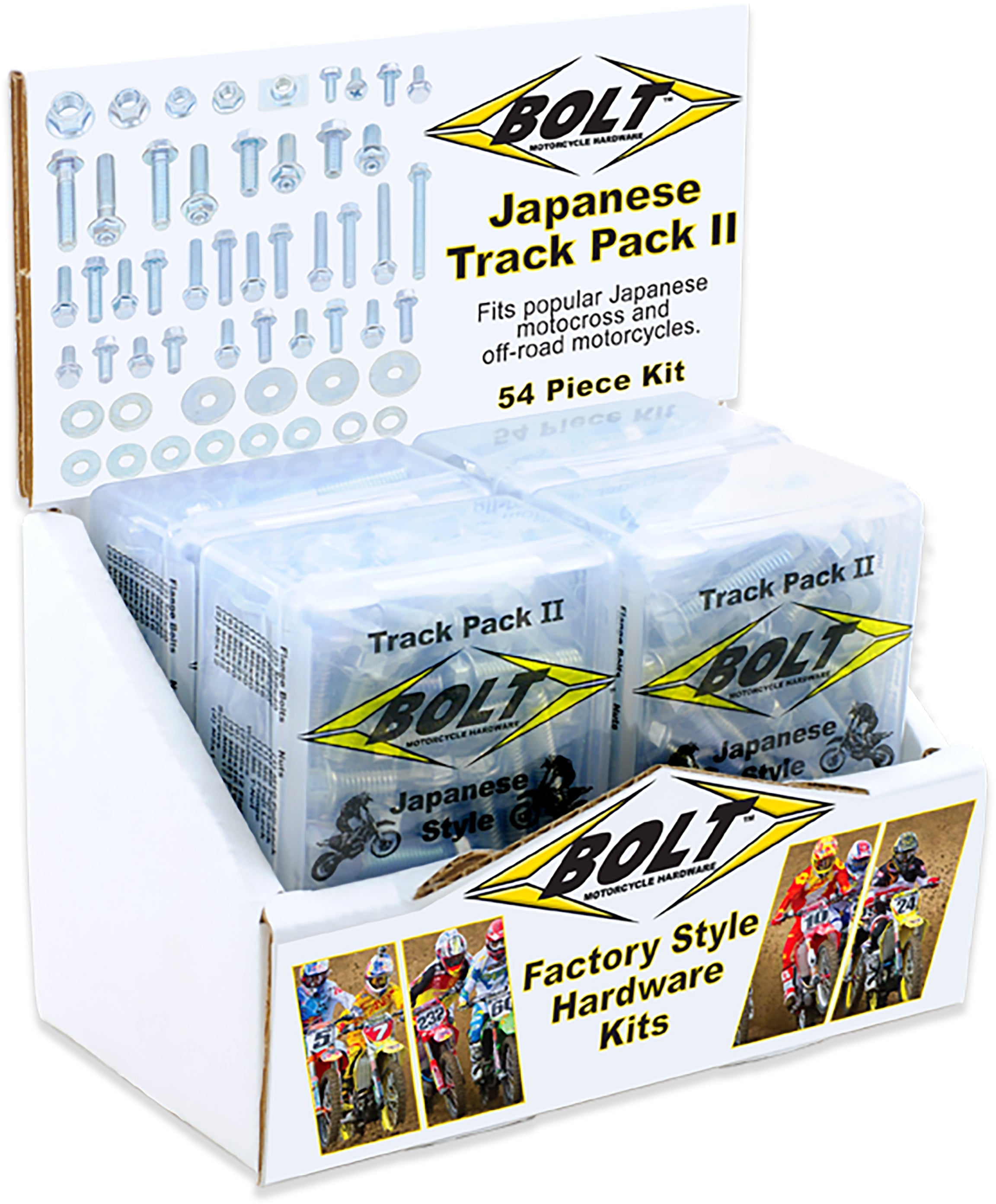 Bolt Japanese Style Track Pack Ii 6/pk Display - Tires & Wheels