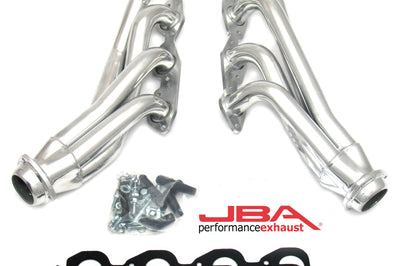 JBA 01-03 Gm Truck 8.1L BBC w/o EGR/A.I.R. 1-3/4in Primary Silver Ctd Cat4Ward Header - Exhaust Mufflers & Tips