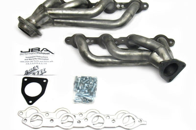 JBA 02-13 GM Truck 4.8L/5.3L LS Raw 409 Cat4Ward Header - Exhaust Mufflers & Tips