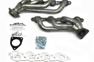 JBA 02-13 GM Truck 4.8L/5.3L LS Raw 409 Cat4Ward Header - Exhaust Mufflers & Tips