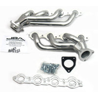 JBA 02-13 GM Truck 4.8L/5.3L LS Silver Ctd Cat4Ward Header - Exhaust Mufflers & Tips