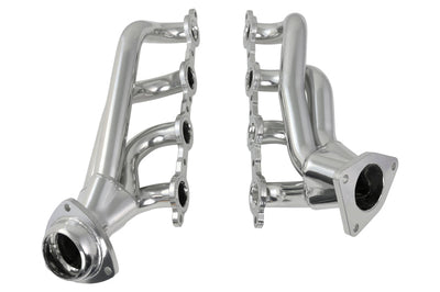 JBA 02-13 GM Truck 4.8L/5.3L LS Silver Ctd Cat4Ward Header - Exhaust Mufflers & Tips