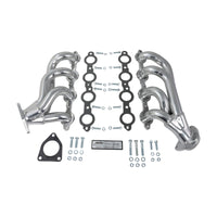 JBA 02-13 GM Truck 4.8L/5.3L LS Silver Ctd Cat4Ward Header - Exhaust Mufflers & Tips