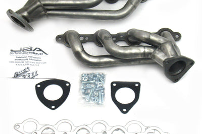 JBA 03-06 GM Truck 6.0L LS w/o EGR 1-5/8in Primary Raw 409SS Cat4Ward Header - Exhaust Mufflers & Tips