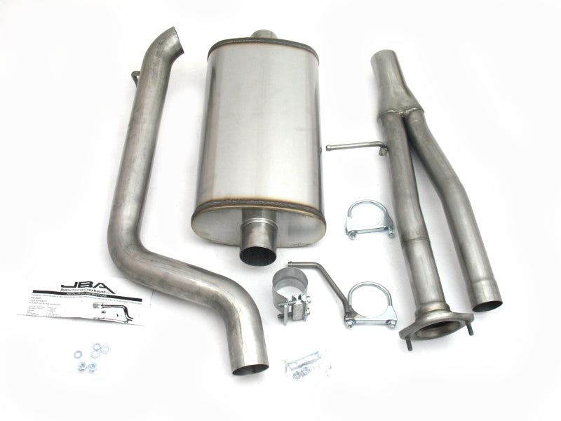 JBA 03-06 Hummer H2 6.0L 409SS Single Rear Exit Cat-Back Exhaust - Mufflers & Tips