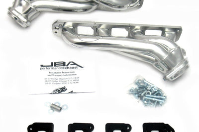 JBA 04-08 Chrysler 5.7L HEMI 1-3/4in Primary Silver Ctd Cat4Ward Header - Exhaust Mufflers & Tips