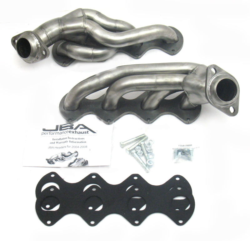 JBA 04-10 Ford F-Series 5.4L 3V 1-5/8in Primary Raw 409SS Cat4Ward Header - Exhaust Mufflers & Tips