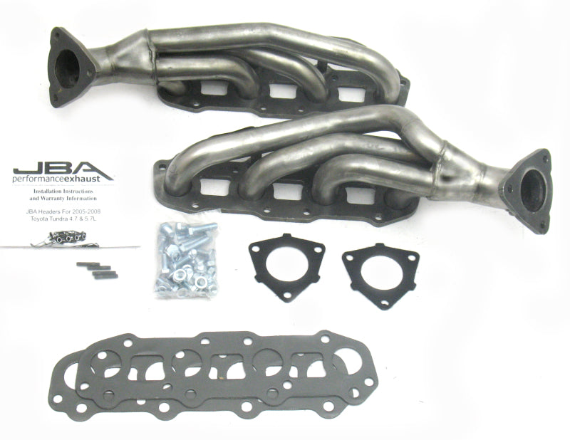JBA 05-07 Toyota 4.7L V8 1-1/2in Primary Raw 409SS Cat4Ward Header - Exhaust Mufflers & Tips